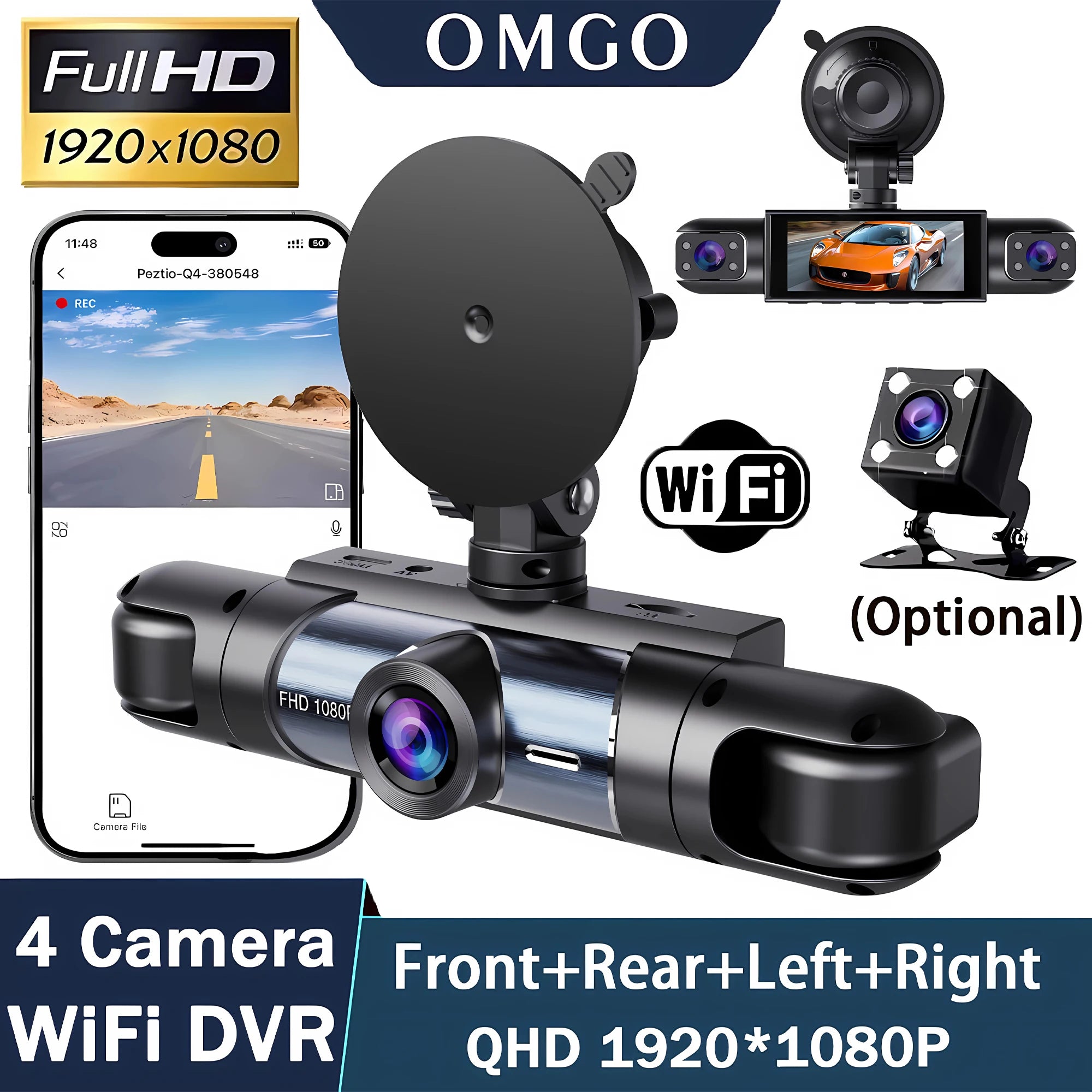 Car 360 Degrees Video Recorder