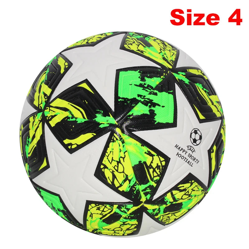 Soccer Ball Professional Outdoors Sports Match Balls High Quality PU Material Training Seamless Football Standard Size 5 Size 4