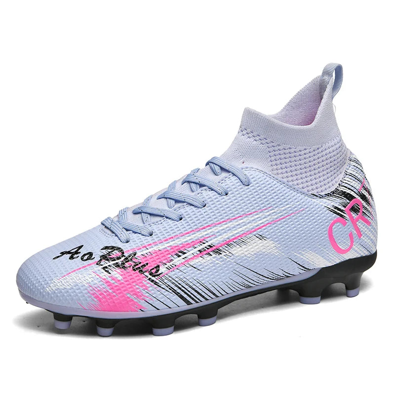 Men's Soccer Shoes Anti-slip TF/FG Football Boots Breathable Outdoor Grass Soccer Boots Low-Top Non-Slip Sports Soccer Sneakers