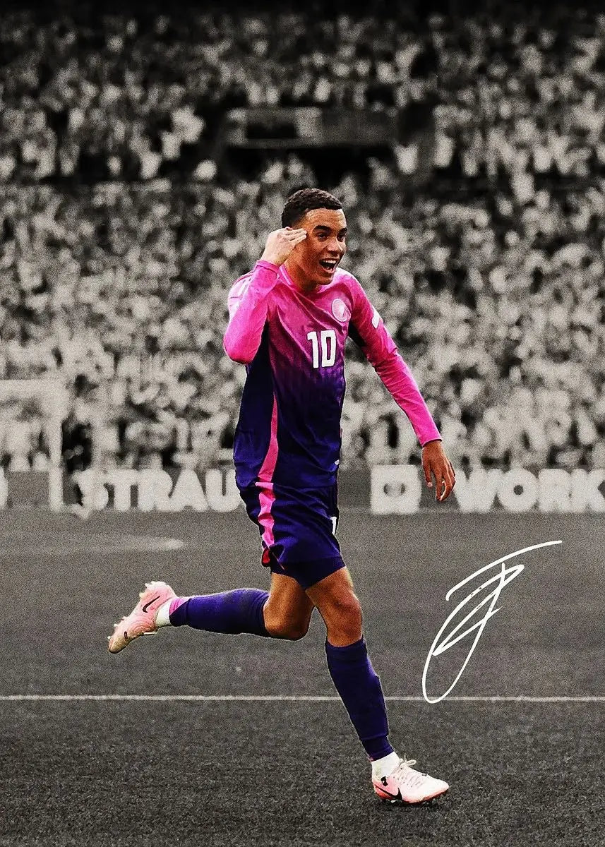 Soccer Sport Player Portrait Posters Print Football Play Picture Canvas Wall Painting Living Room Bedroom Home Decor