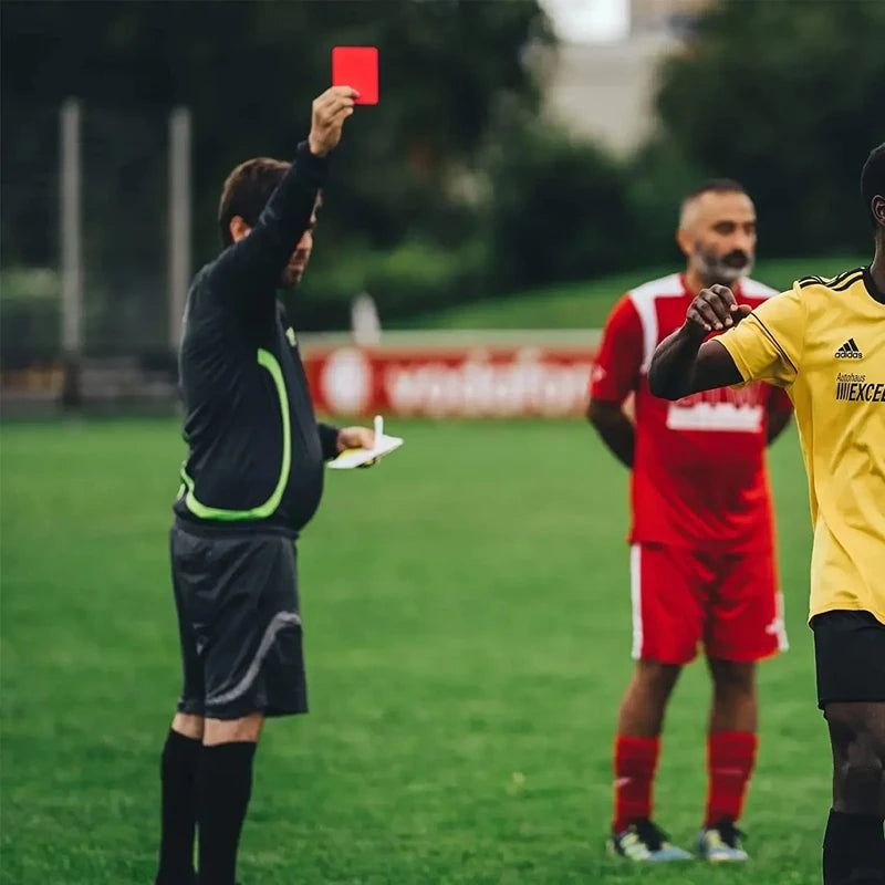 Soccer Referee Card Sets,warning Referee Red And Yellow Cards With Wallet Score Sheets,pencil Soccer Accessories