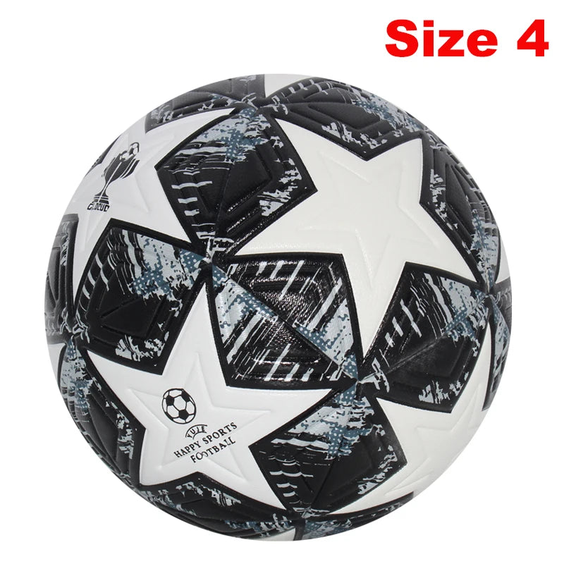 Soccer Ball Professional Outdoors Sports Match Balls High Quality PU Material Training Seamless Football Standard Size 5 Size 4