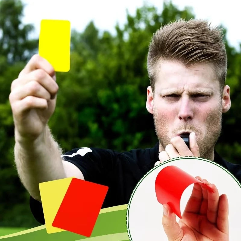Soccer Referee Card Sets,warning Referee Red And Yellow Cards With Wallet Score Sheets,pencil Soccer Accessories