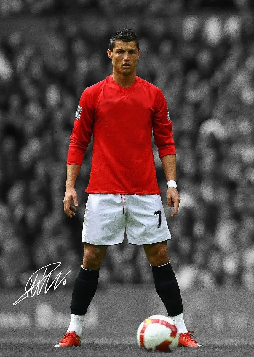 Soccer Sport Player Portrait Posters Print Football Play Picture Canvas Wall Painting Living Room Bedroom Home Decor