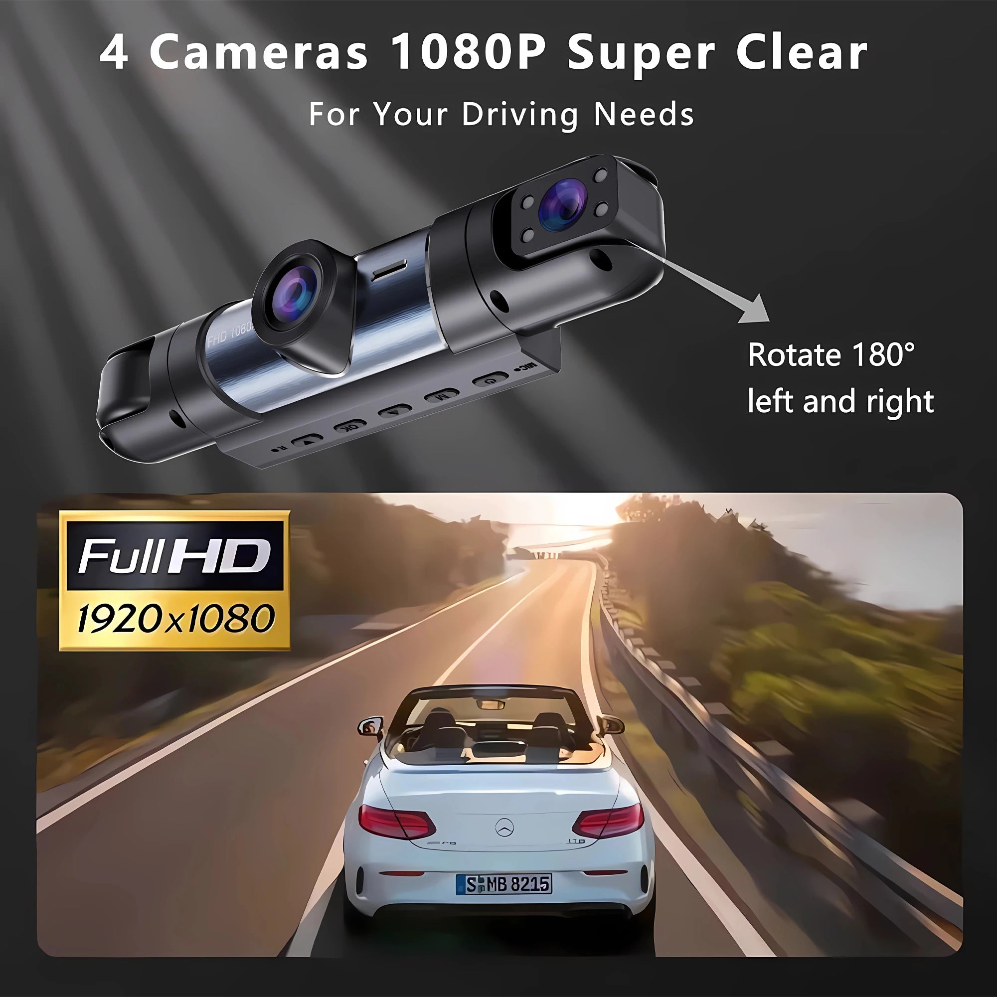 Car 360 Degrees Video Recorder